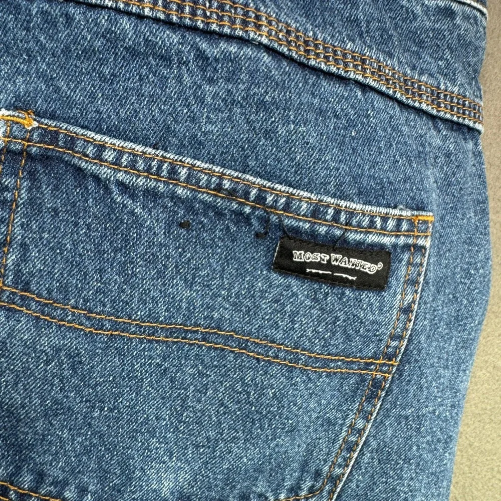 Most Wanted Jeans Men 38x30 (36) Loose Fit Denim Grandpacore Skater Streetwear